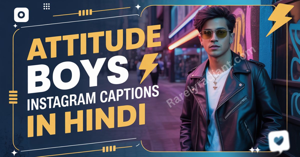 Attitude Boys Instagram Captions in Hindi