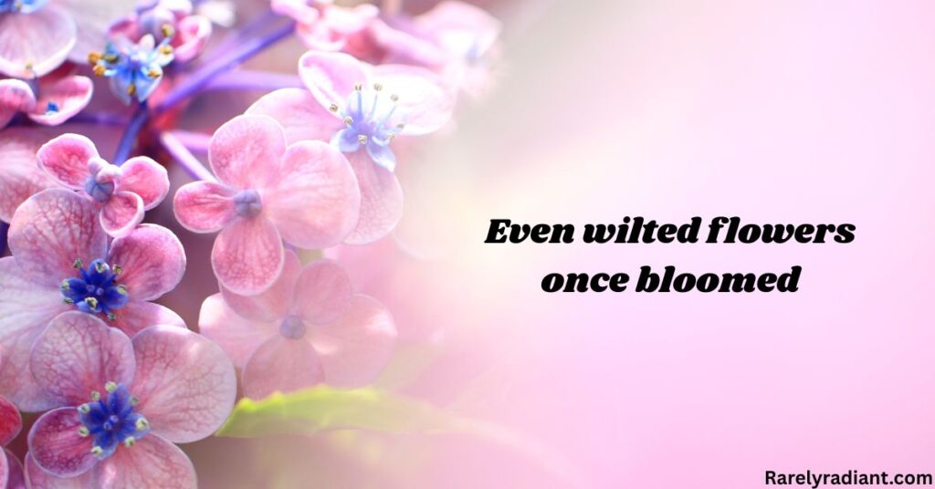 Deep & Emotional Flower Captions