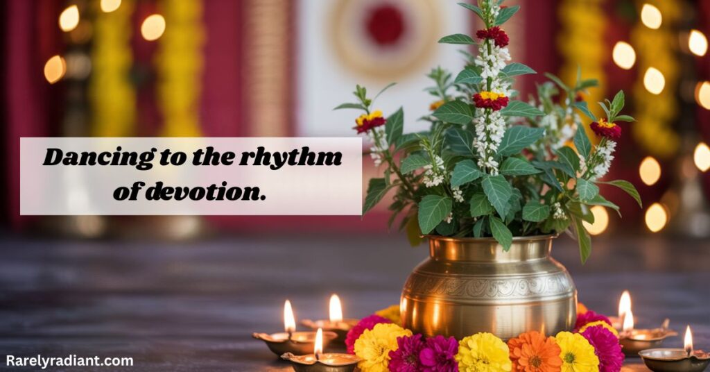 Devotional Tulsi Vivah Captions for Reels