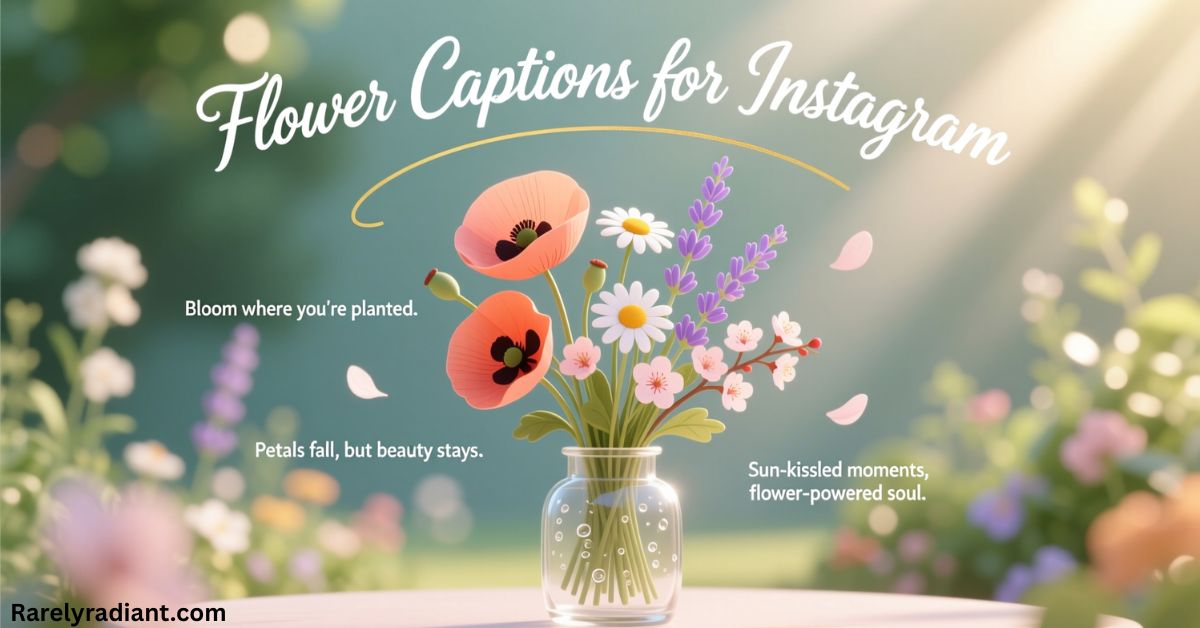 Flower Captions for Instagram