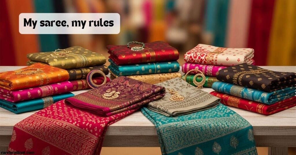 Savage Saree Captions