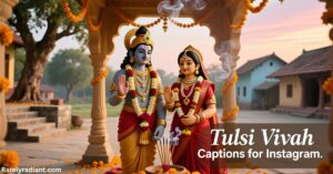 Tulsi Vivah Captions