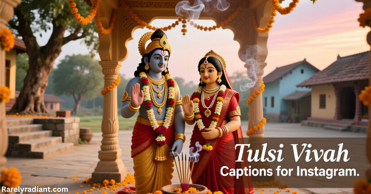 Tulsi Vivah Captions