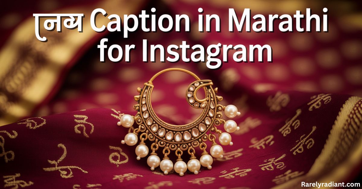 नथ Caption in Marathi for Instagram