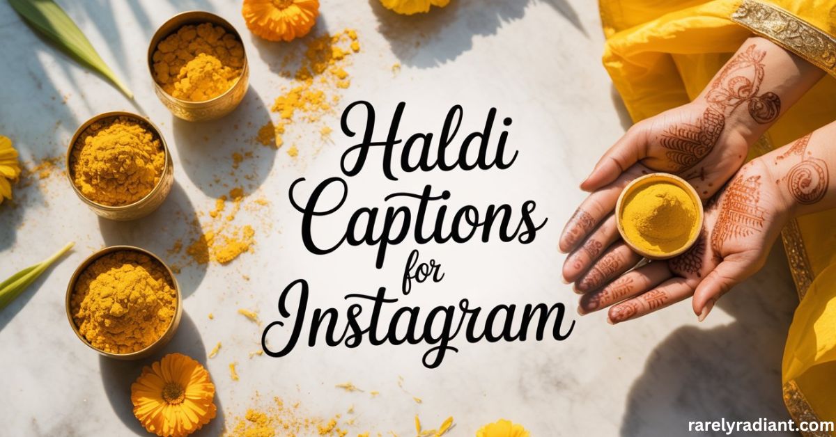 Haldi Captions for Instagram