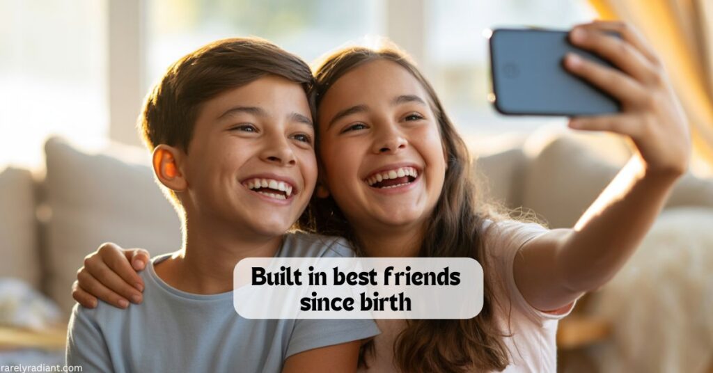 Caption for Brother Sister Bond