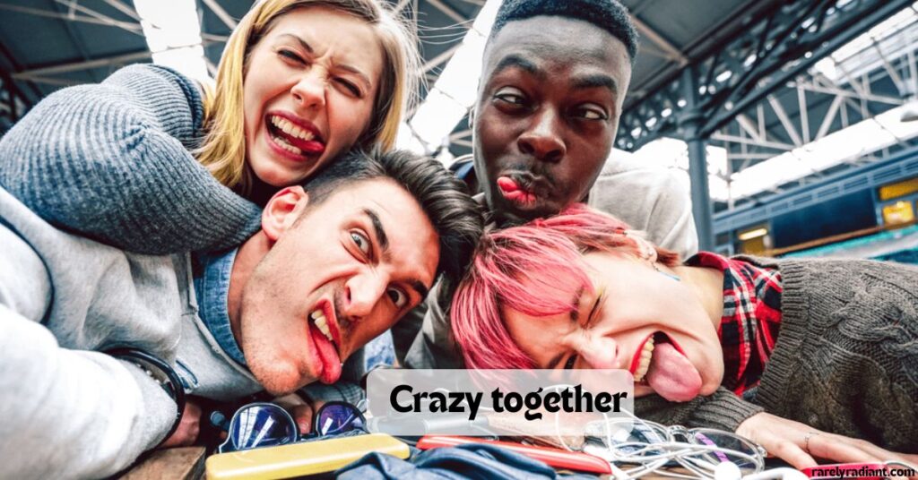 Crazy Friends Captions for Instagram with Emojis