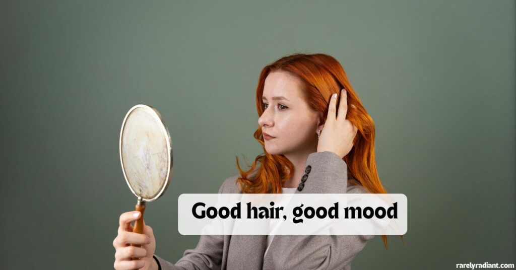 Hair Captions for instagram for Girl with Emoji