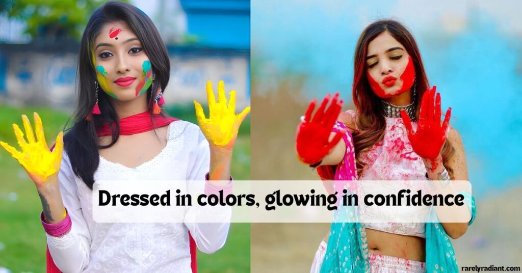 Holi Captions for instagram in english for Girl