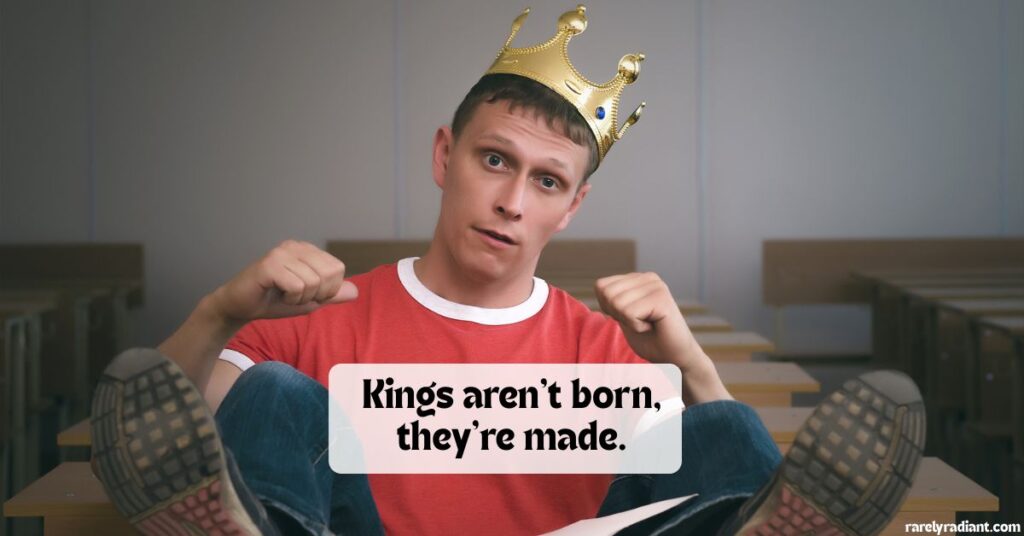 Motivational King Boy Captions