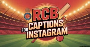 RCB Captions for Instagram