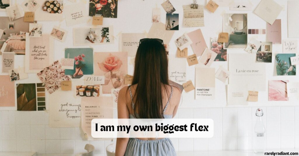 Self obsessed captions for instagram in English