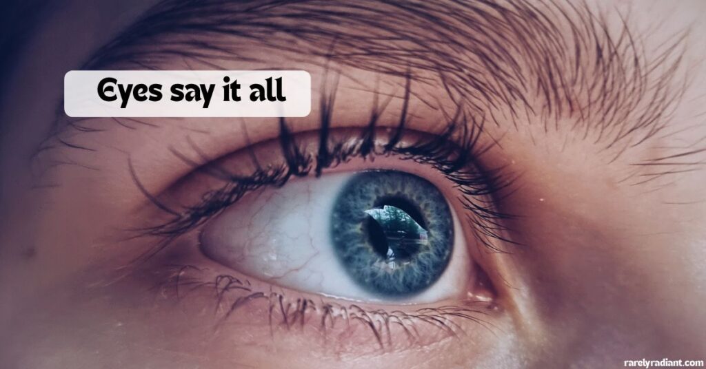 Short One Liner Eye Captions