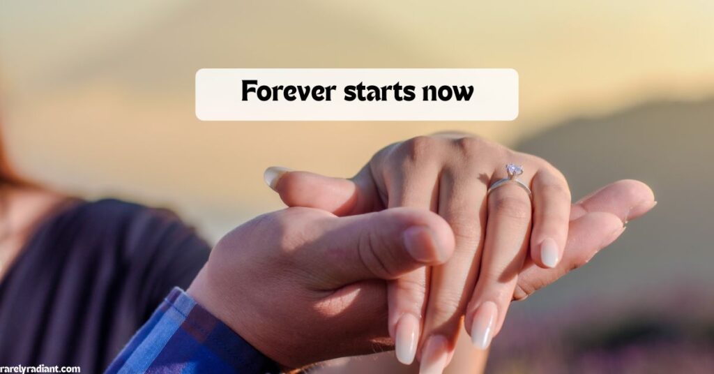 Short engagement captions for instagram