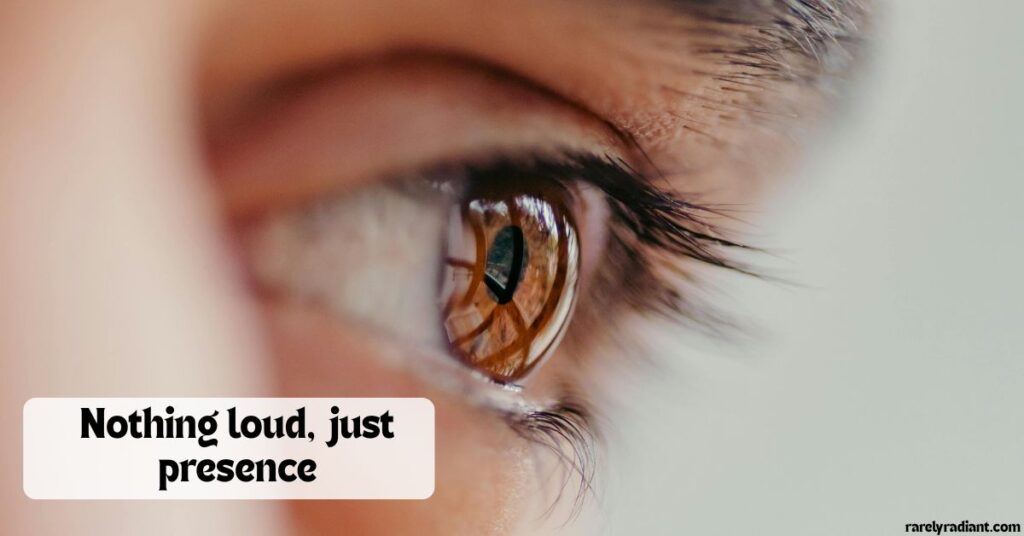 Subtle Flex Eye Captions