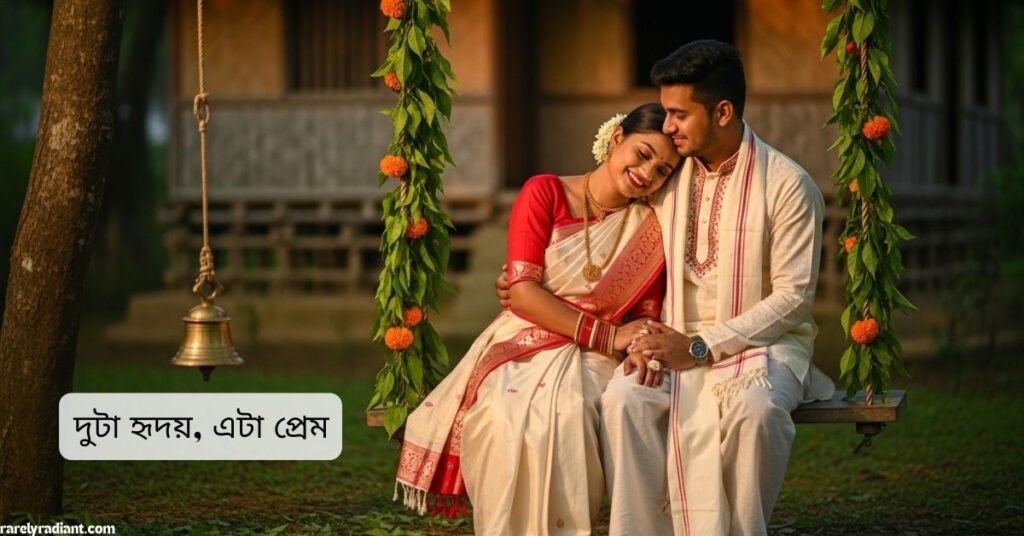 Assamese Caption for love Couple