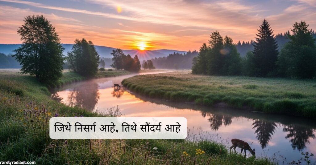 Beauty of Nature Captions for Instagram in Marathi