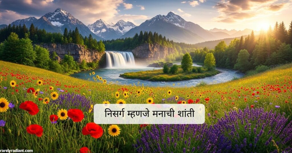 Best Nature Captions in Marathi