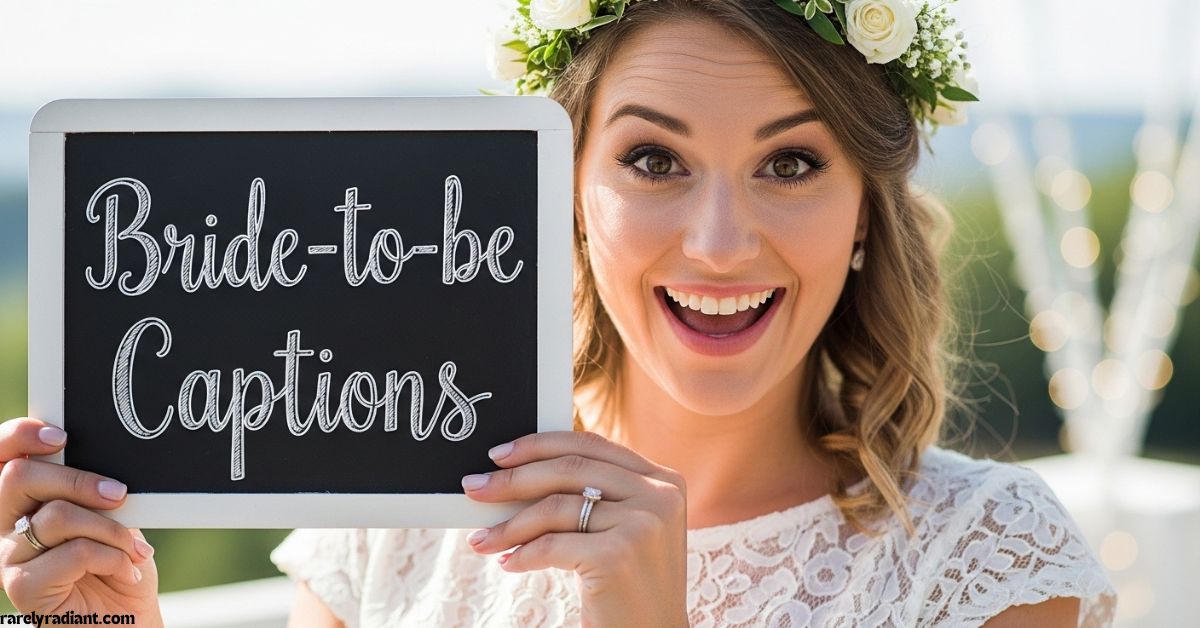 Bride To Be Captions for Instagram
