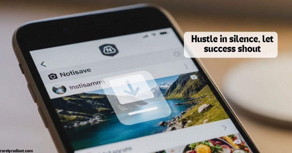 Inspiring Notisave Caption for Motivational Posts