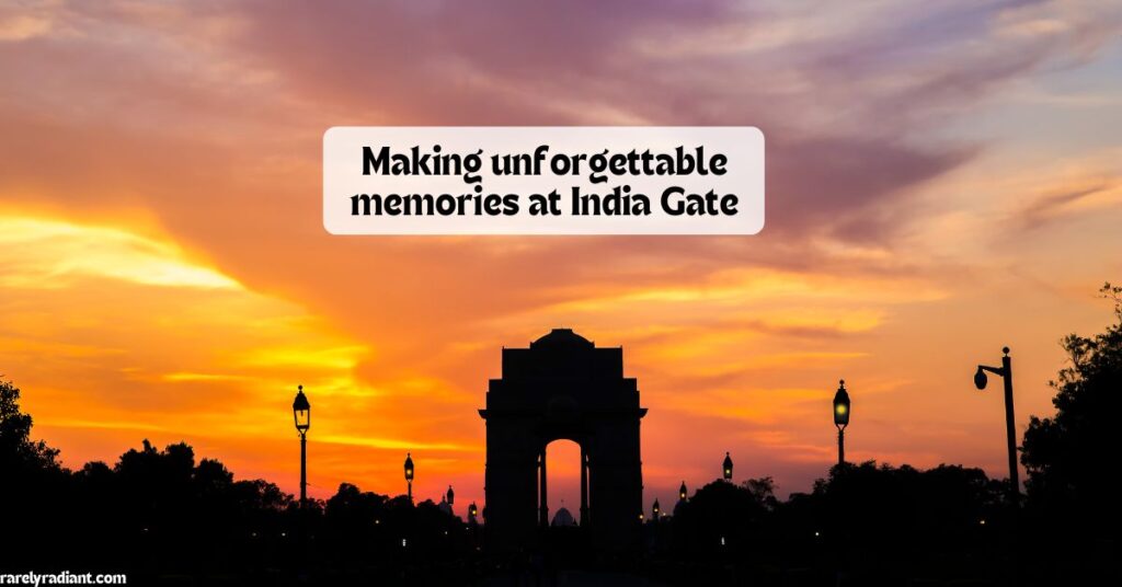 Memories India Gate Captions