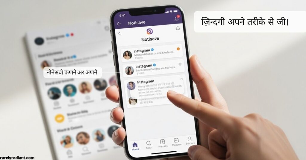 Notisave Caption for Instagram in Hindi