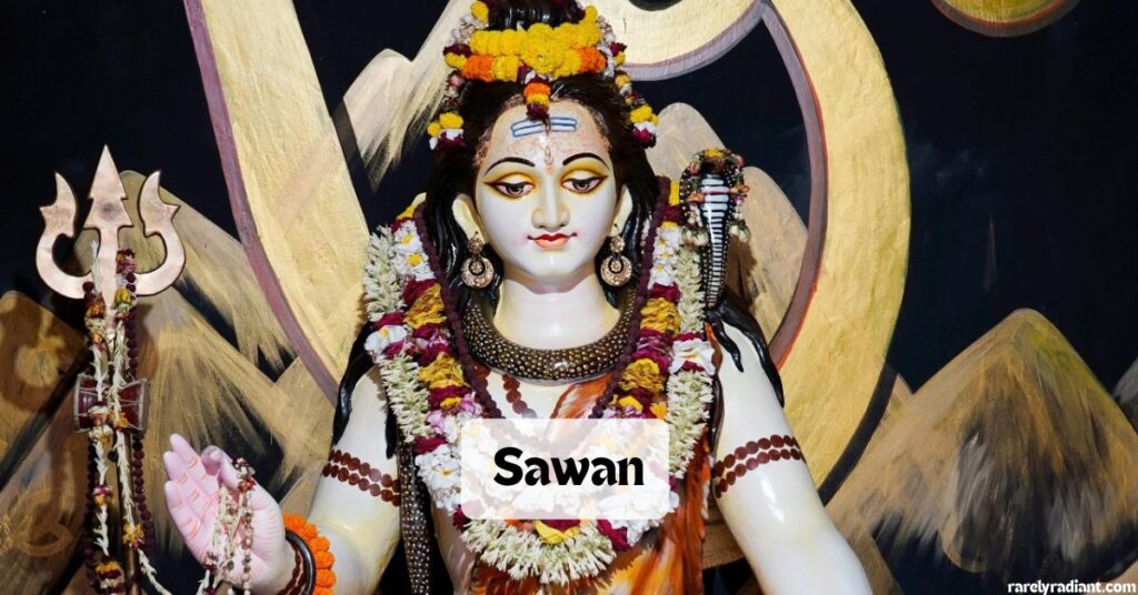 Sawan captions for instagram one Word