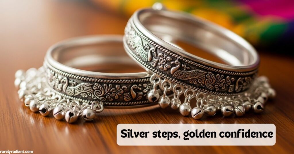 Silver Payal Captions for Instagram