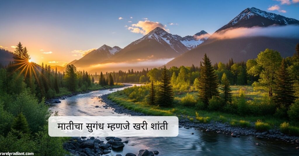 Village Nature Captions for Instagram in Marathi