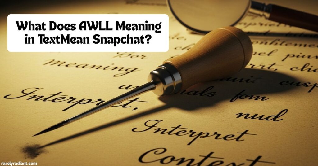 AWLL Meaning in Text