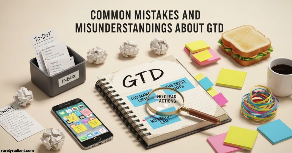 Common Mistakes and Misunderstandings About GTD