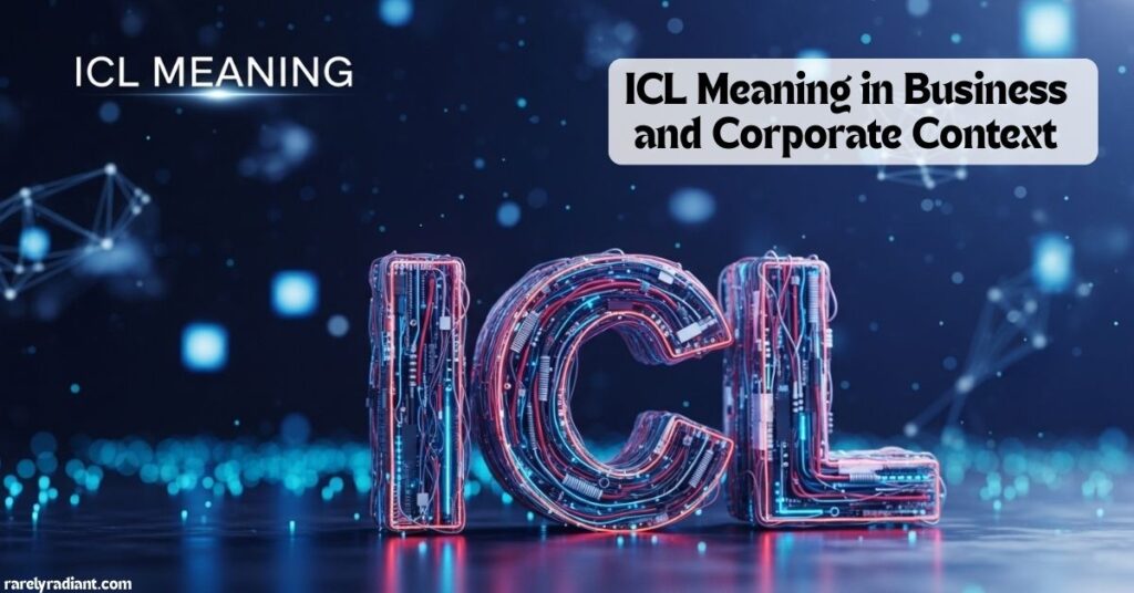 ICL Meaning in Business and Corporate Context