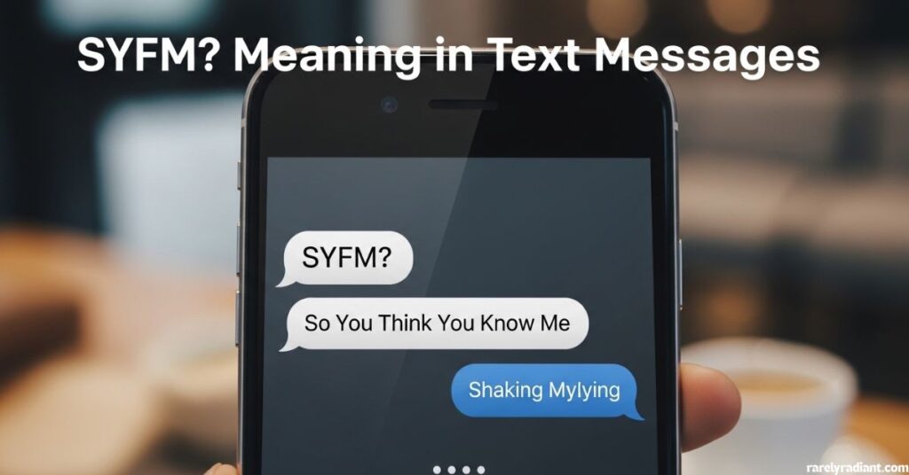 SYFM Meaning in Text Messages