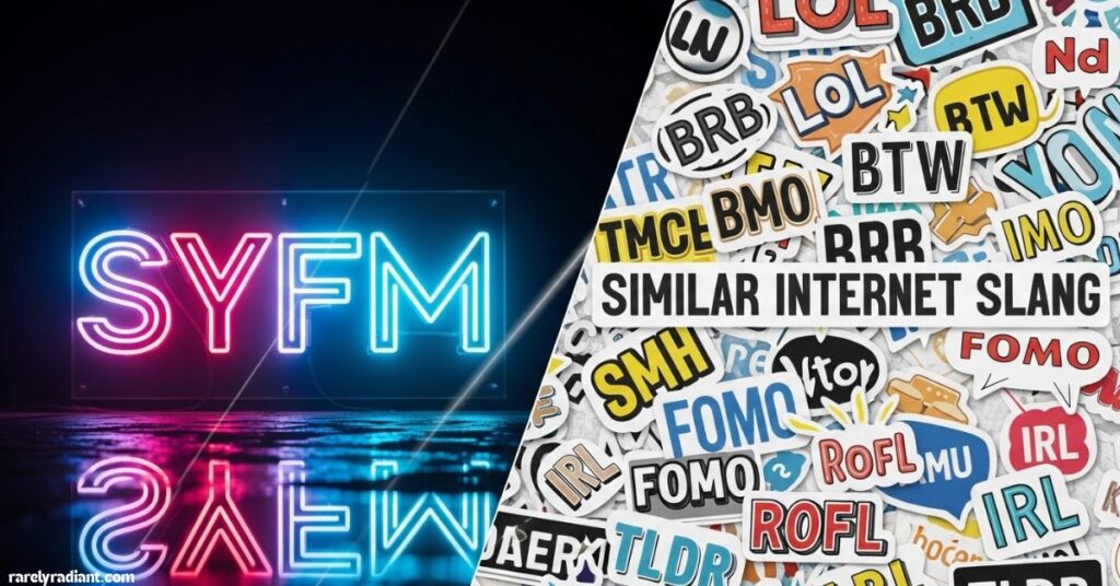 SYFM vs Similar Internet Slang