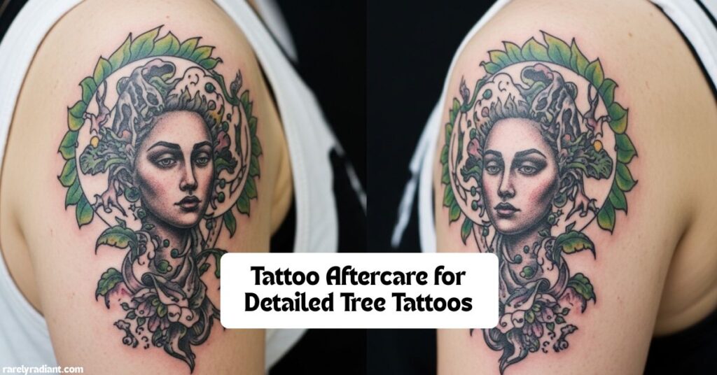 Tattoo Aftercare for Detailed Tree Tattoos