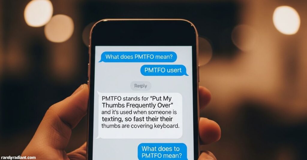 What Does PMTFO Mean in Text Messages