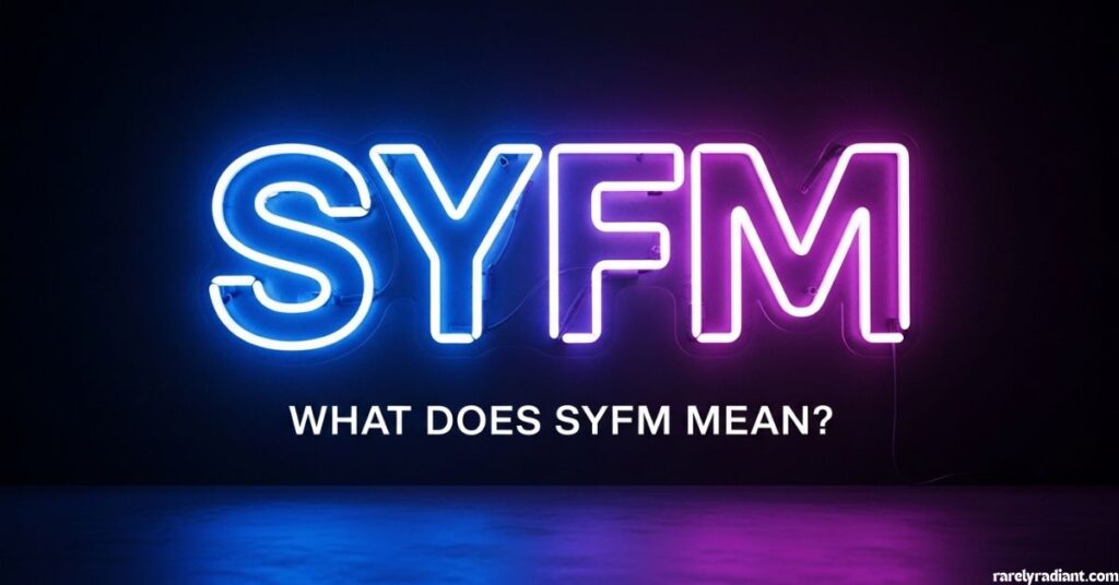What Does SYFM Mean