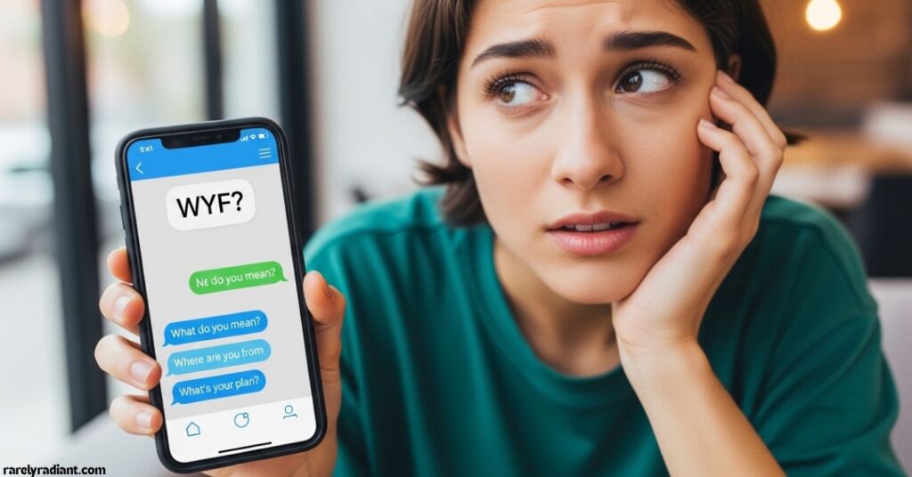 How to Respond When Someone Says WYF