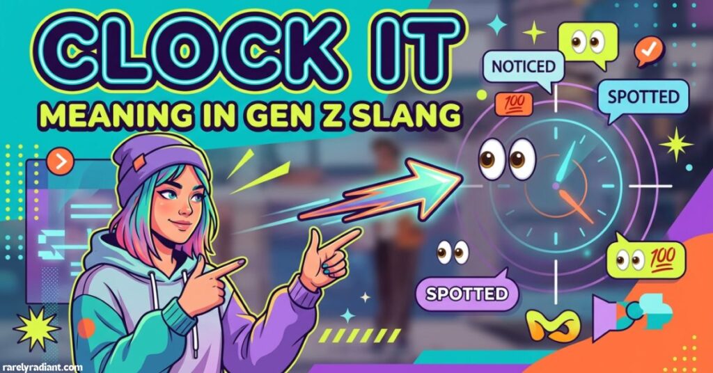 Clock It Meaning in Gen Z Slang