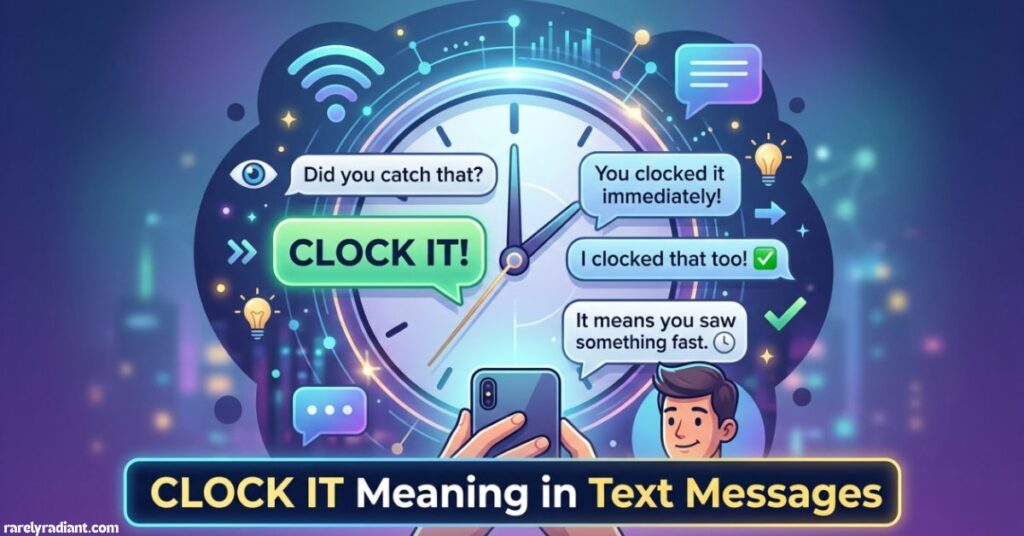 Clock It Meaning in Text Messages