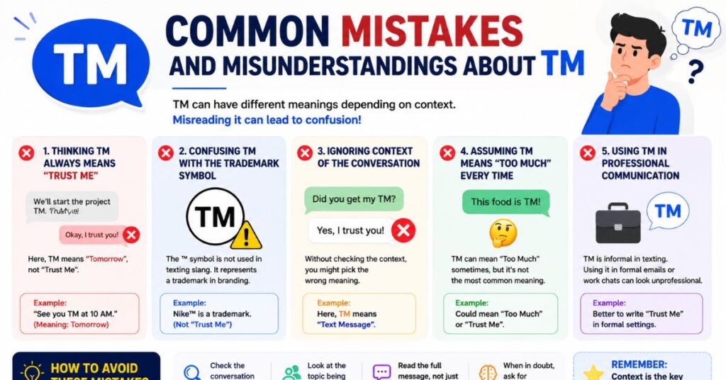 Common Mistakes and Misunderstandings About TM