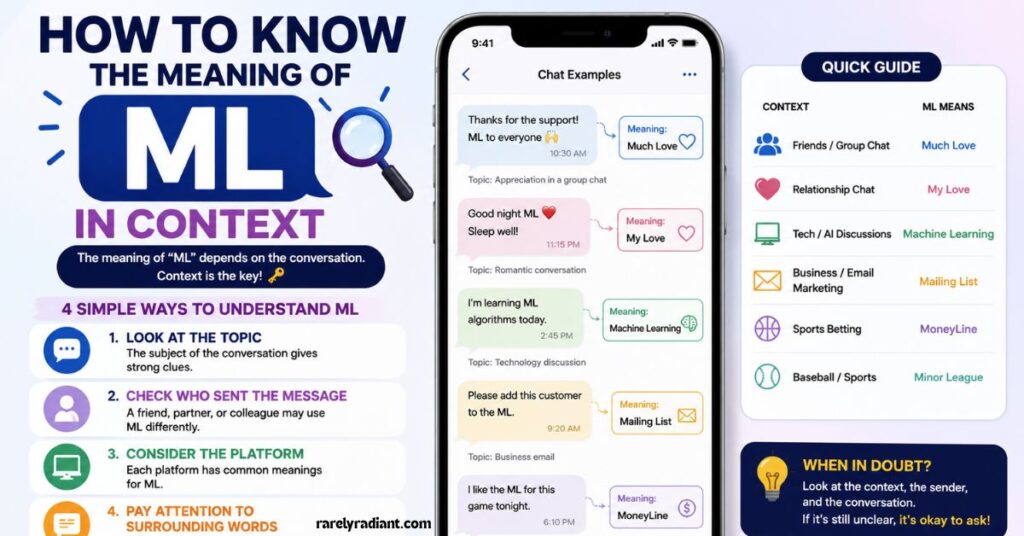 How to Know the Meaning of ML in Context
