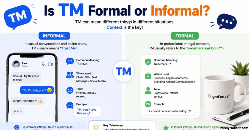 Is TM Formal or Informal