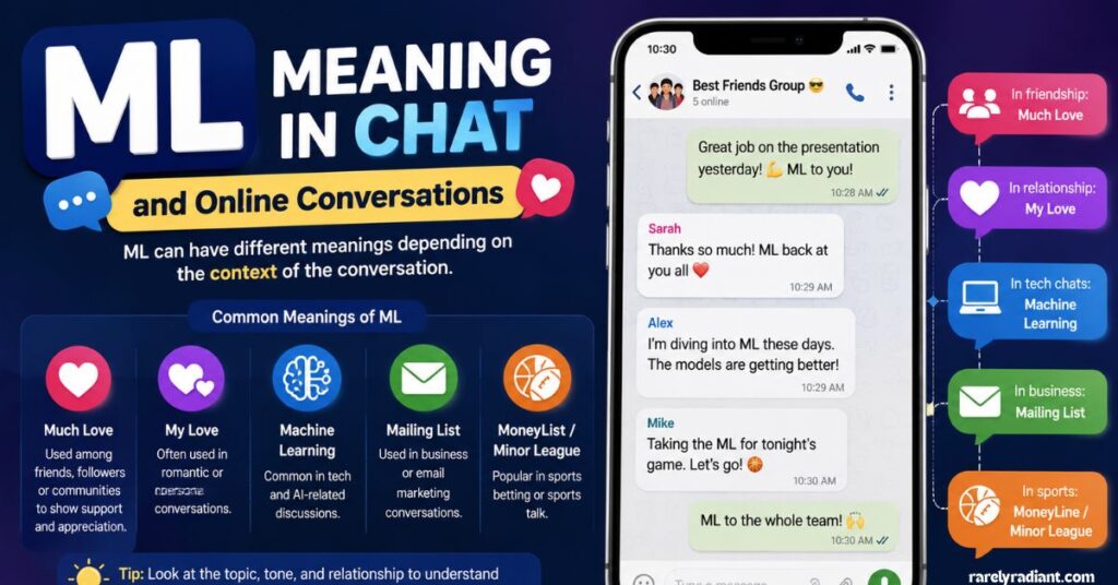 ML Meaning in Chat and Online Conversations