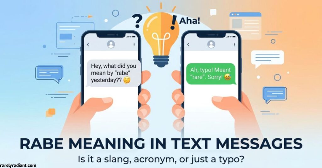 Rabe Meaning in Text Messages