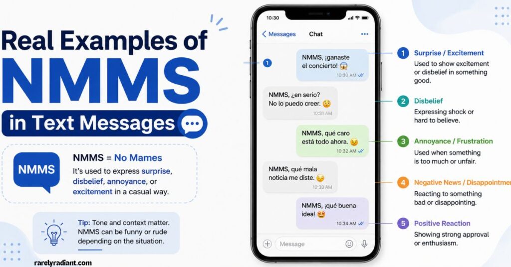 Real Examples of NMMS in Text Messages