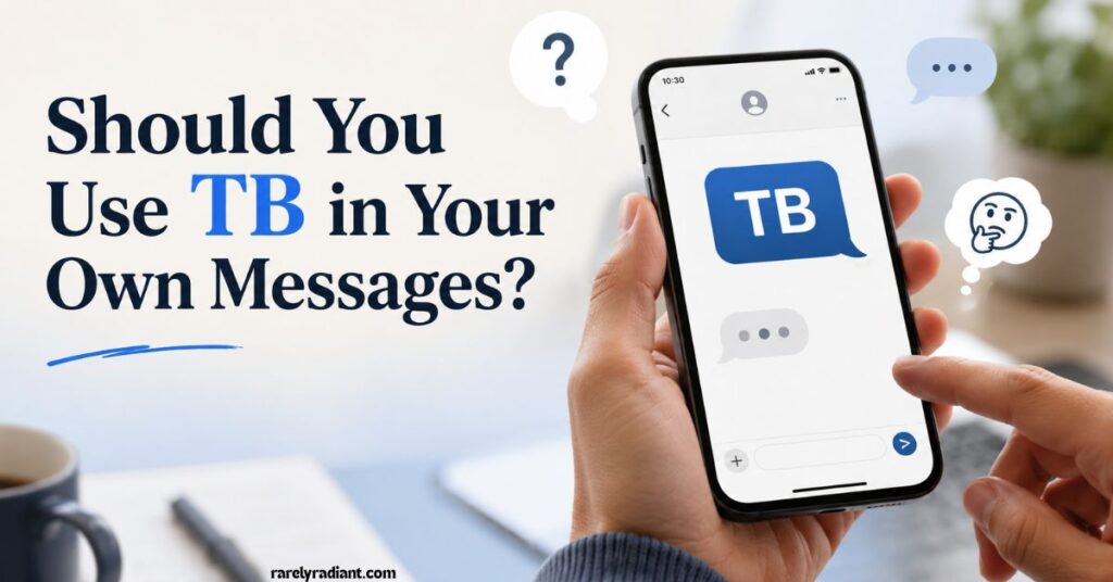 Should You Use TB in Your Own Messages
